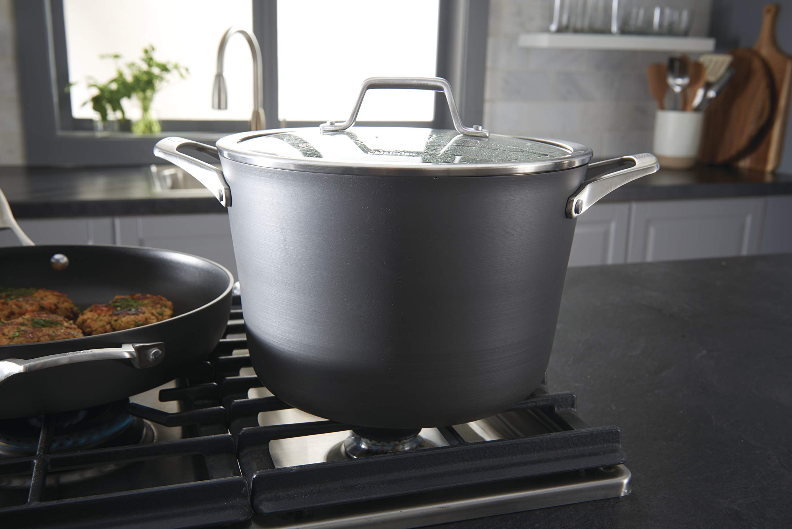 Calphalon 11-Piece Pots and Pans Set, Nonstick Kitchen Cookware with Stay-Cool Handles, Dishwasher and Metal Utensil Safe, Black - Image 8