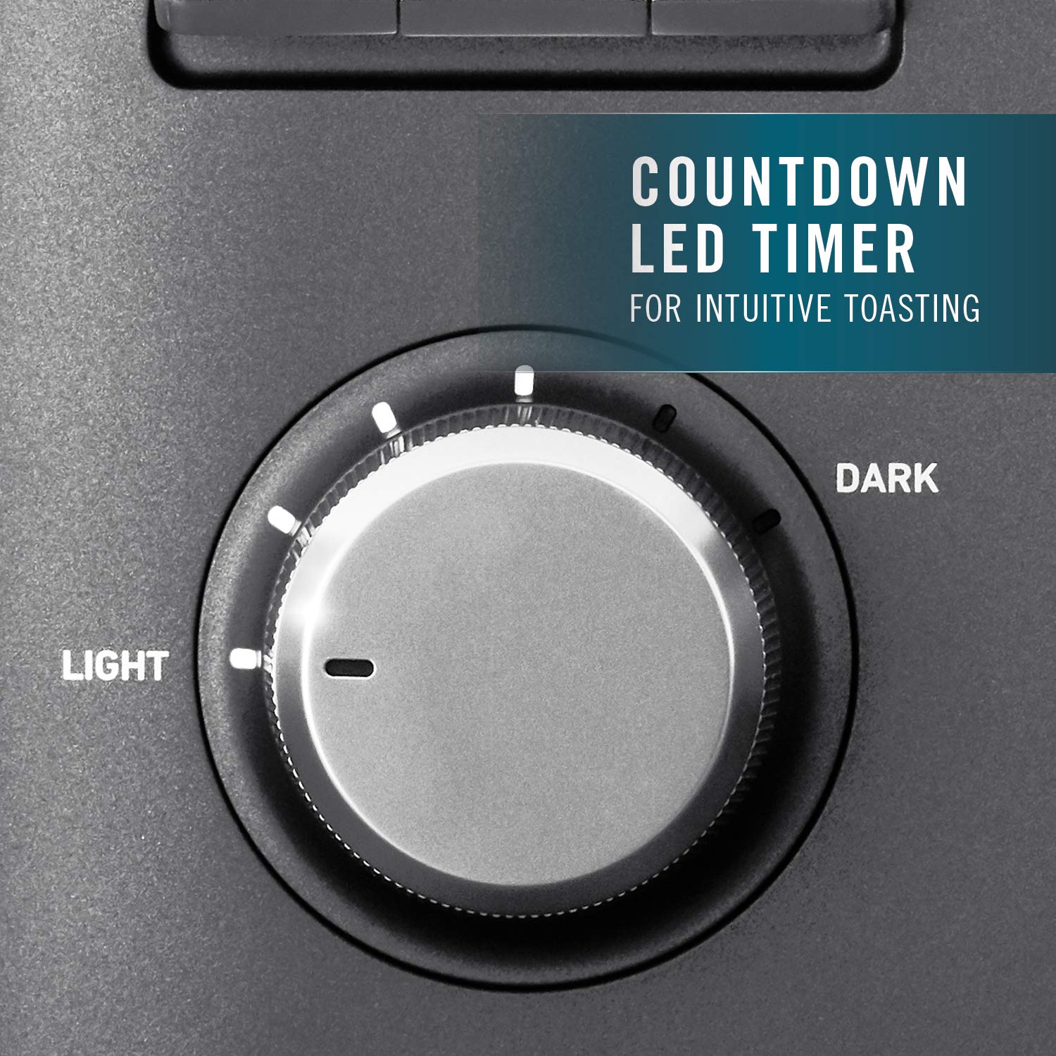 Calphalon 2-Slice Toaster, Precision Control with 6 Shade Settings and Extra Wide Slots, Stainless Steel - Image 4