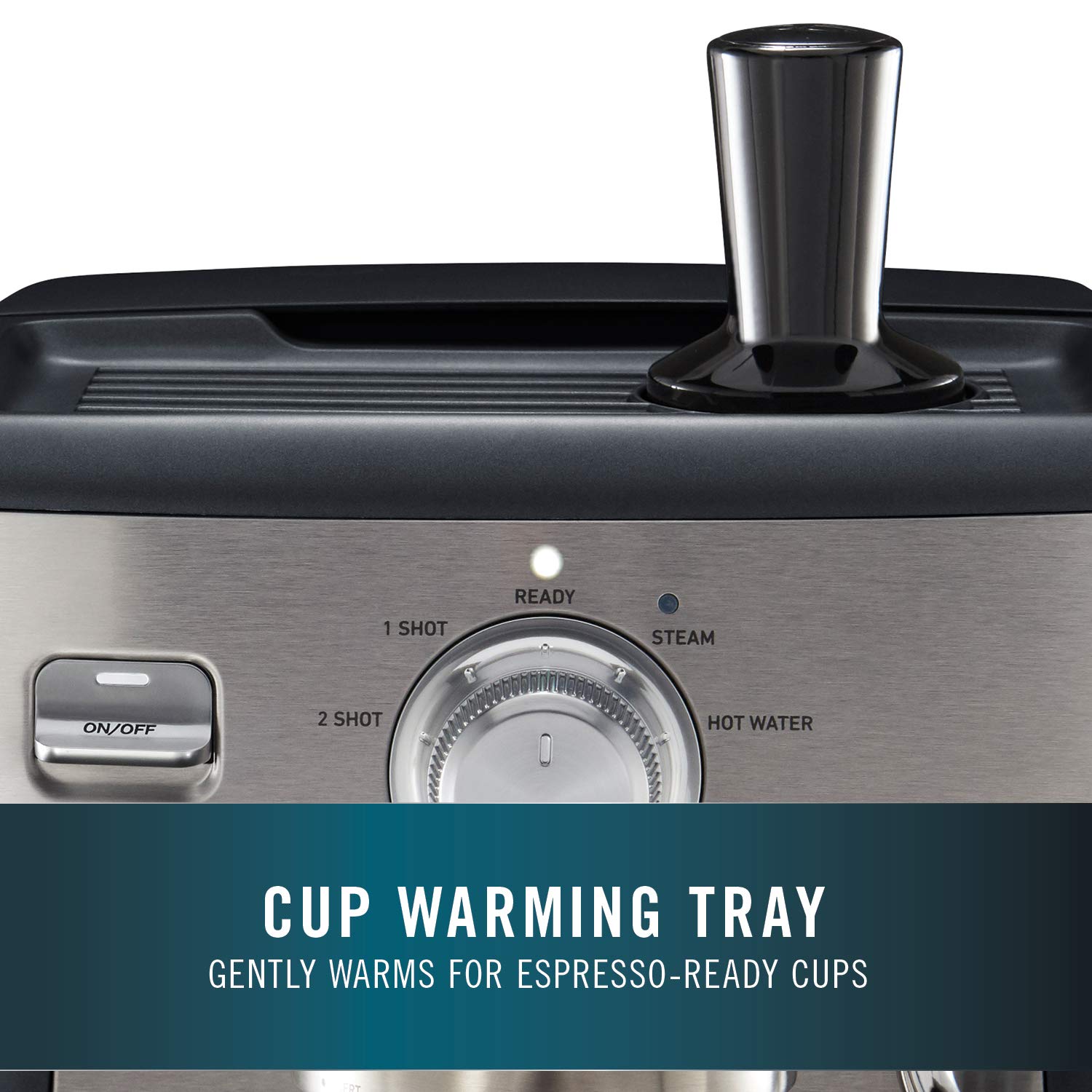 Calphalon BVCLECMP1 Temp iQ Espresso Machine with Steam Wand, Stainless - Image 5