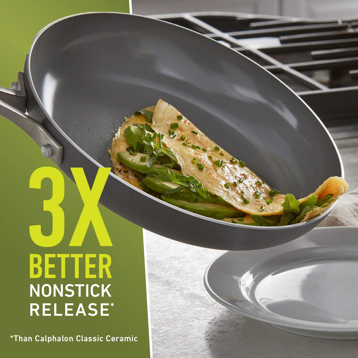 Calphalon® Classic™ Oil-Infused Ceramic 11-Piece Cookware Set - Image 3