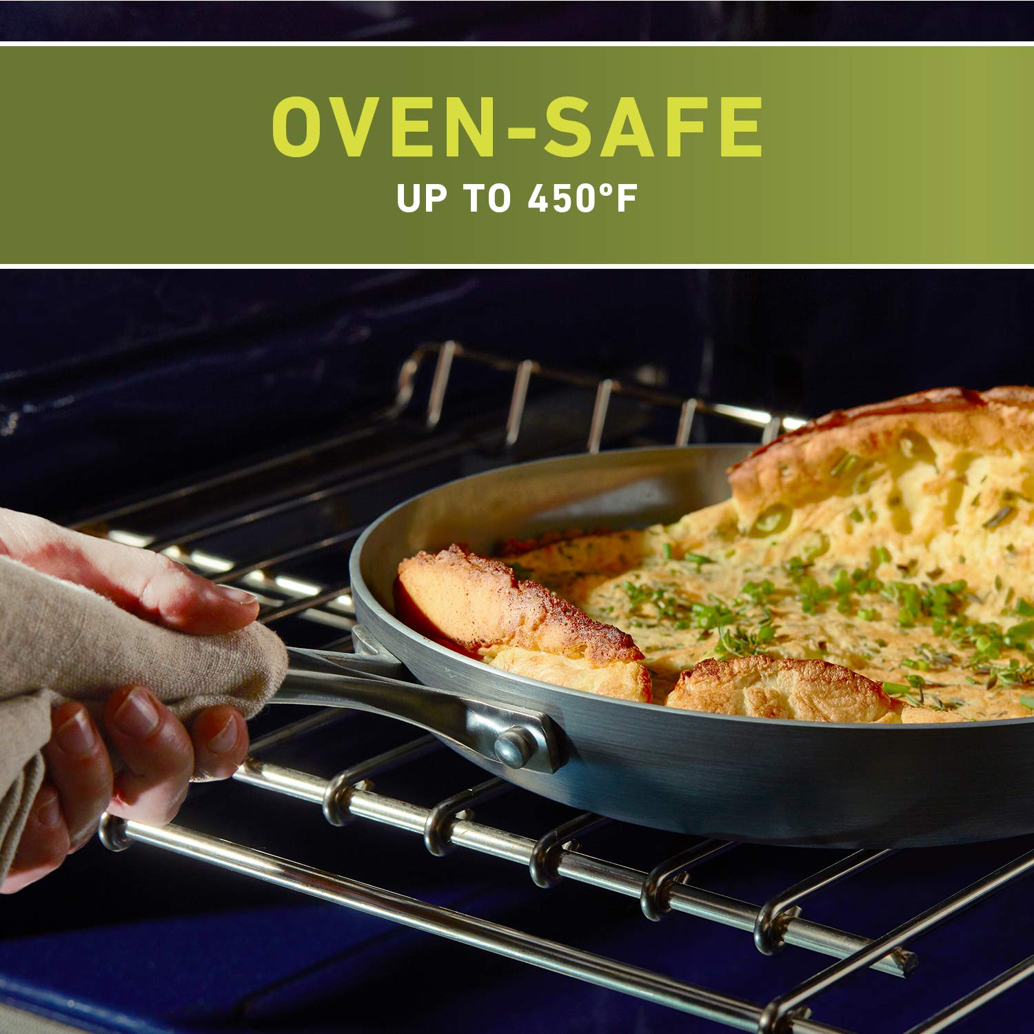 Calphalon® Classic™ Oil-Infused Ceramic 11-Piece Cookware Set - Image 4