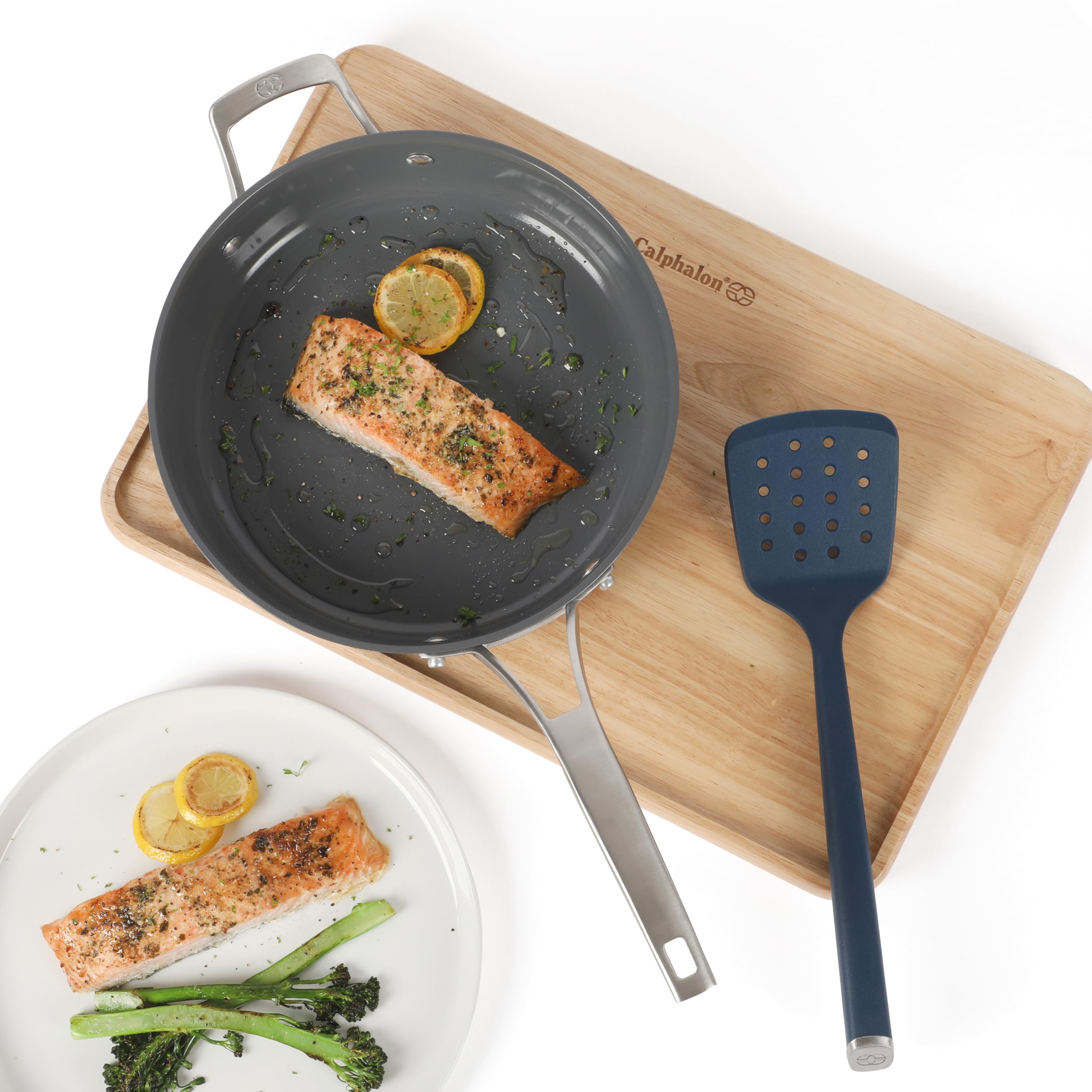 Calphalon Edge 6 Piece Stainless Steel Kitchen Tool & Gadget Set- Navy Blue - Image 7