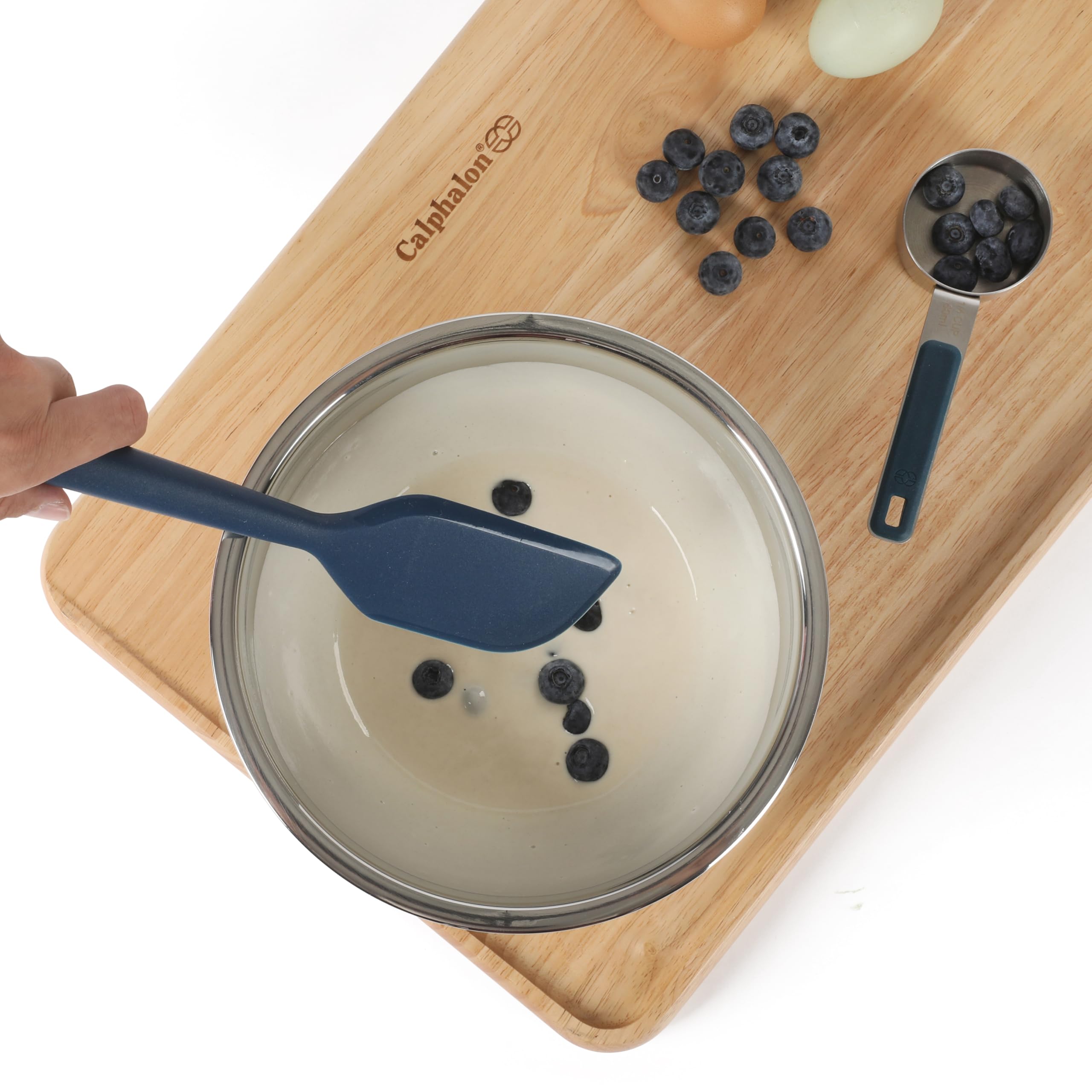 Calphalon Edge 6 Piece Stainless Steel Kitchen Tool & Gadget Set- Navy Blue - Image 8