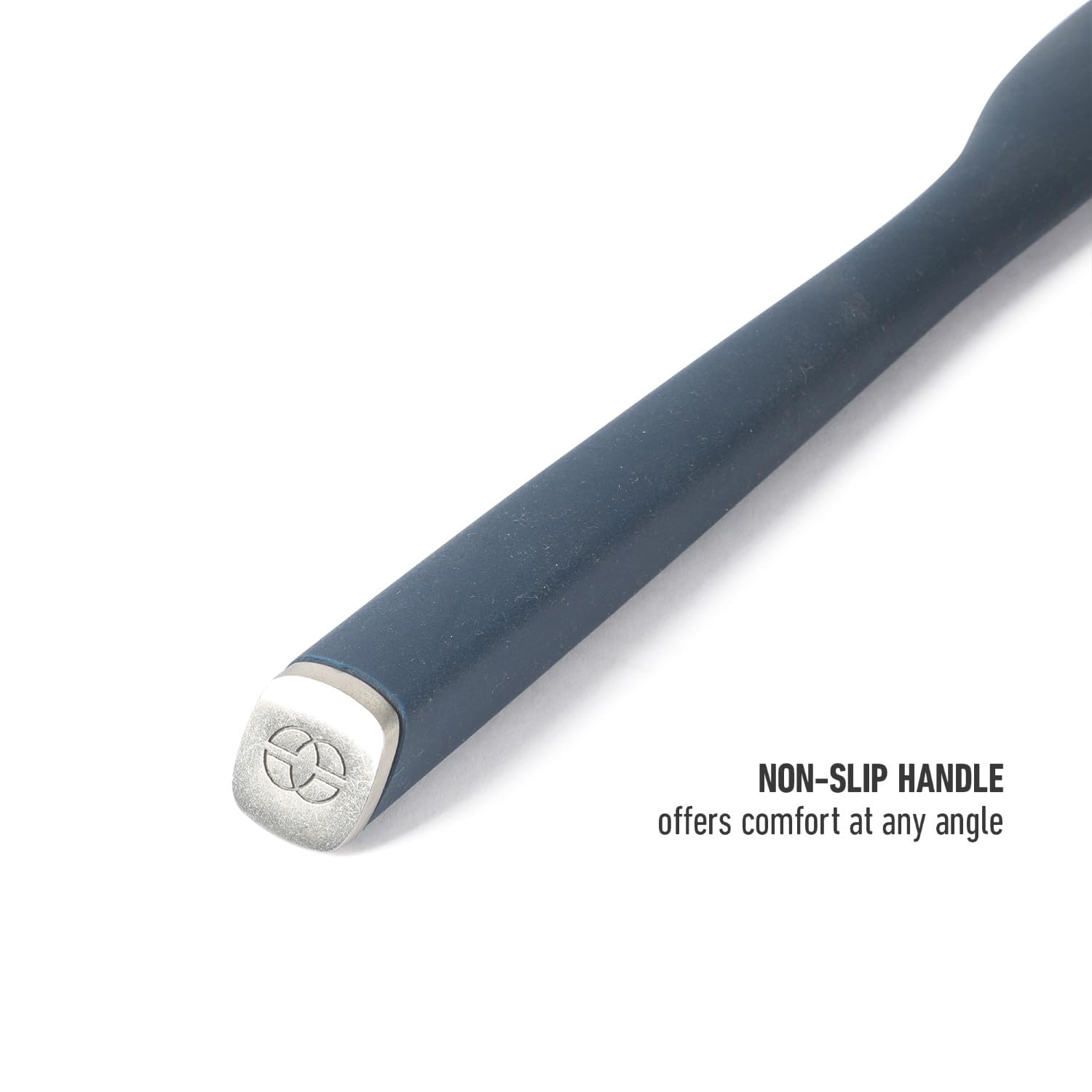 Calphalon Edge Silicone Flexible 9" Jar Scraper - Navy Blue - Image 6