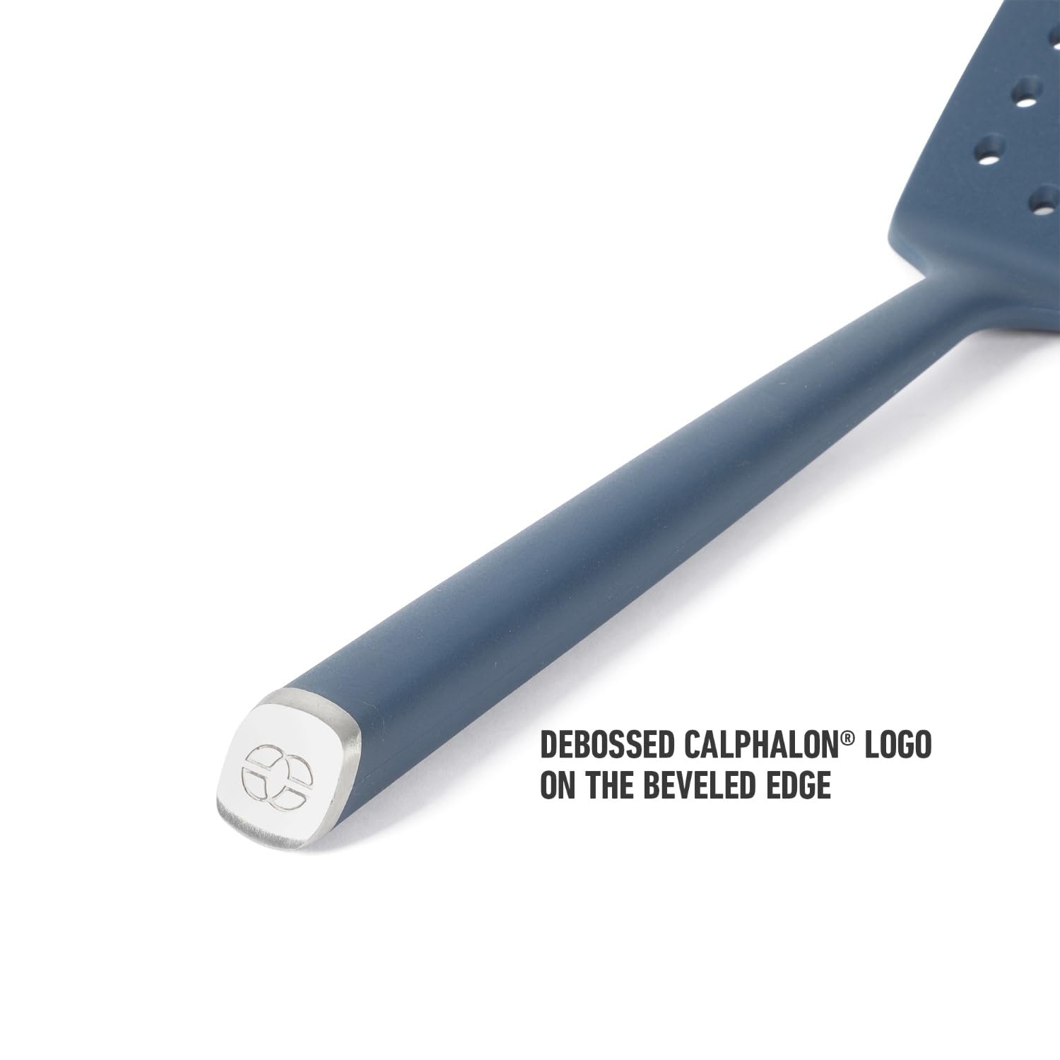 Calphalon Edge Silicone Flexible Slotted Turner - Navy Blue - Image 8