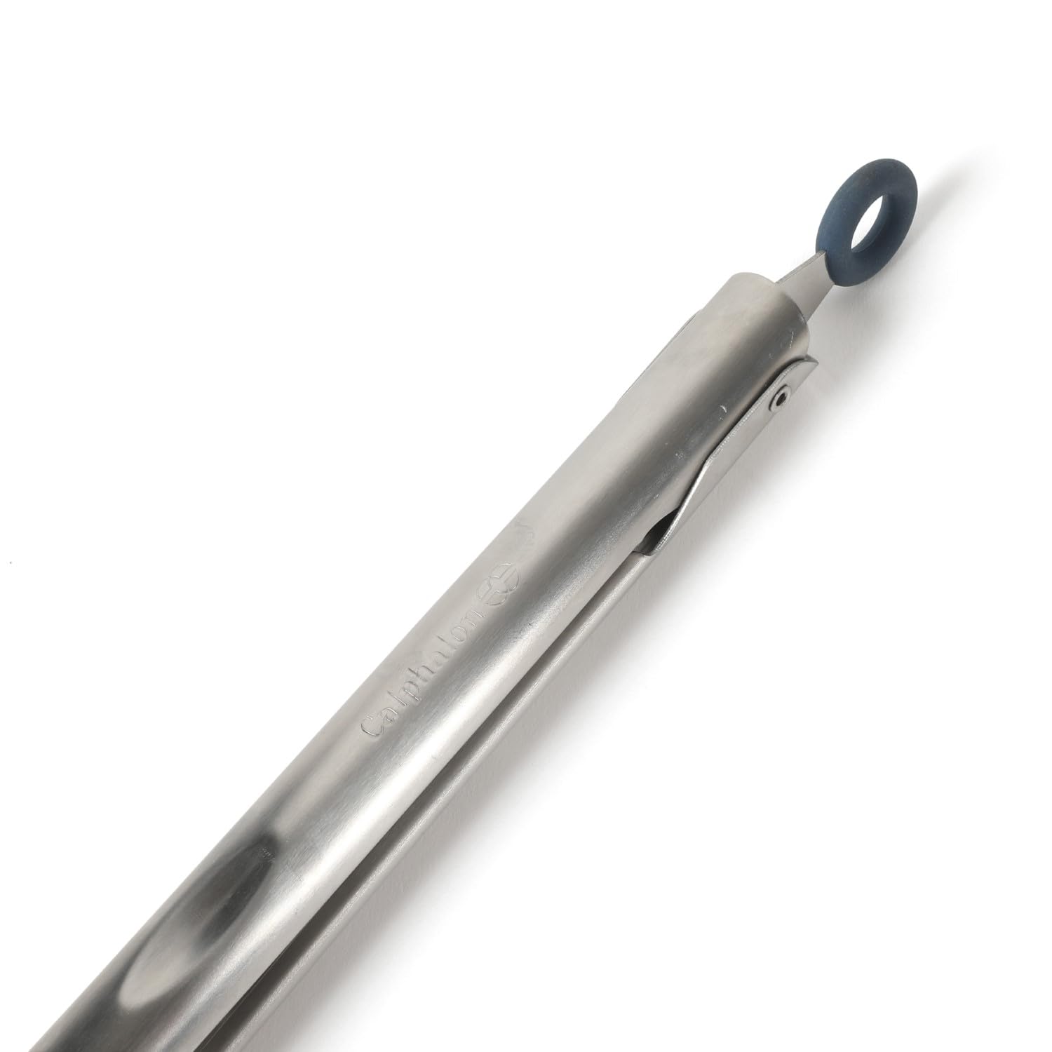 Calphalon Edge Stainless Steel Kitchen Tongs W/Silicone Head - Navy Blue - Image 7