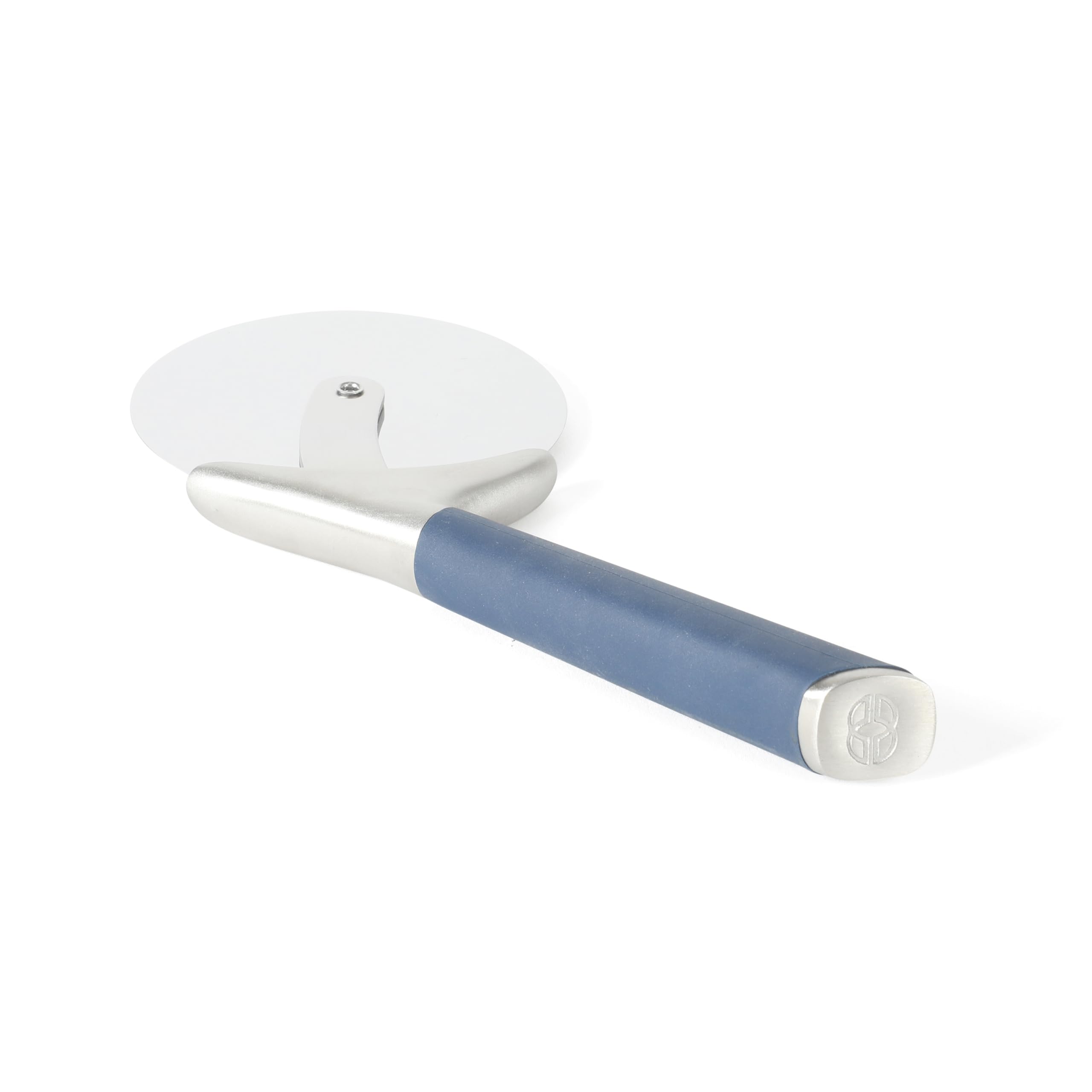 Calphalon Edge Stainless Steel Pizza Cutter w/Thermoplastic Rubber Handle - Navy Blue - Image 4