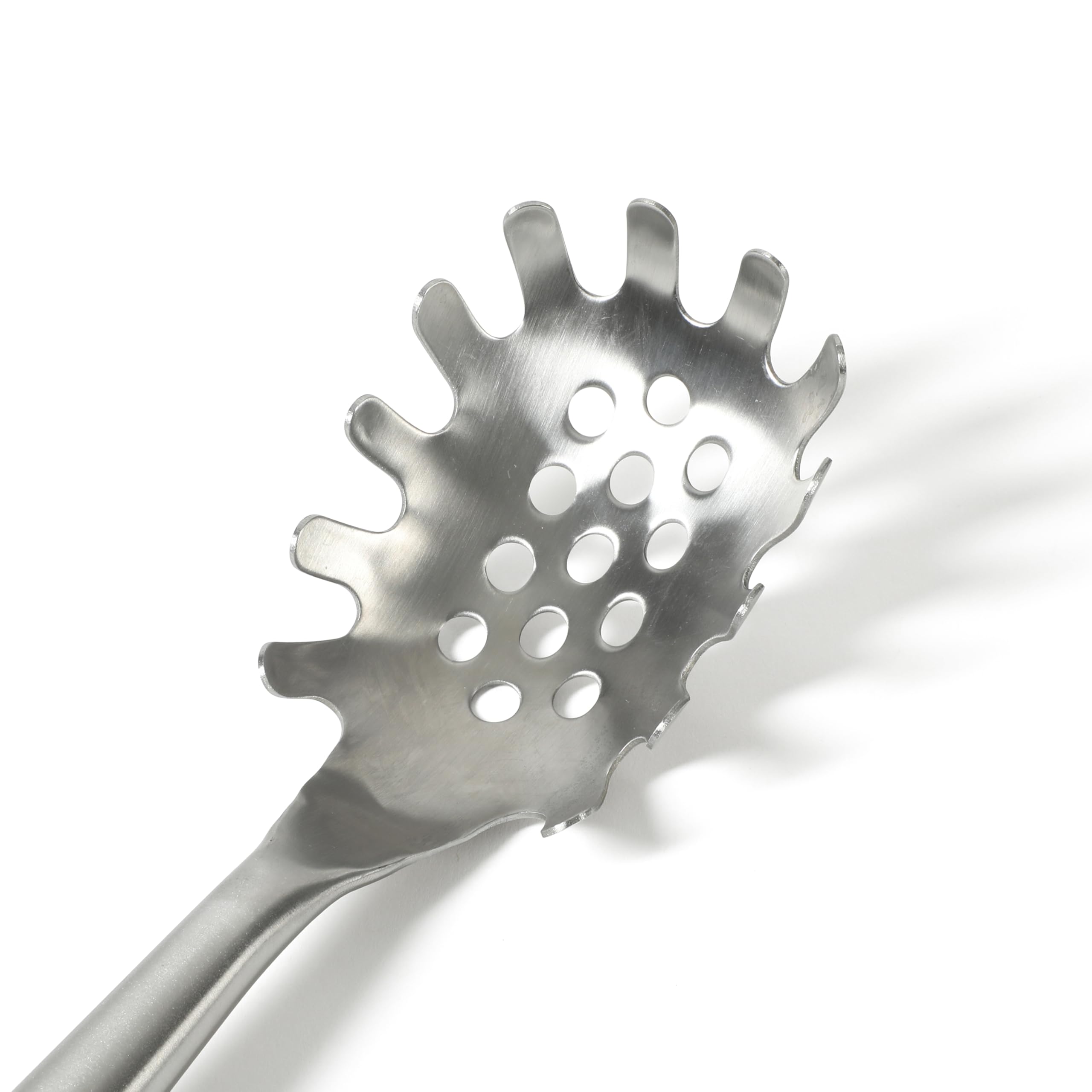 Calphalon Edge Stainless Steel Spaghetti Pasta Server w/Thermoplastic Rubber Handle - Taupe - Image 5