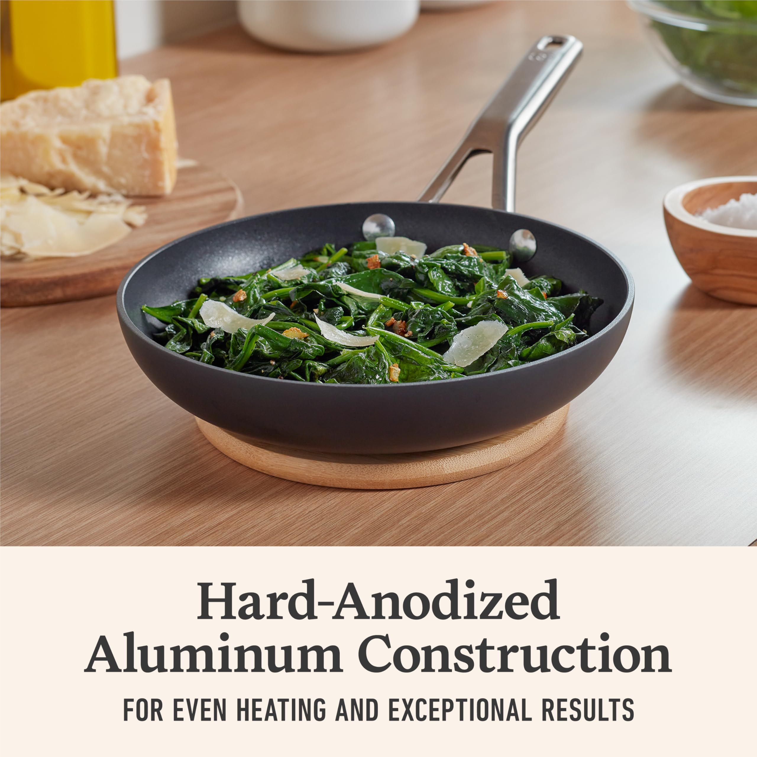 Calphalon® Hard-Anodized Nonstick 8" and 10" Frying Pan Set - Image 5