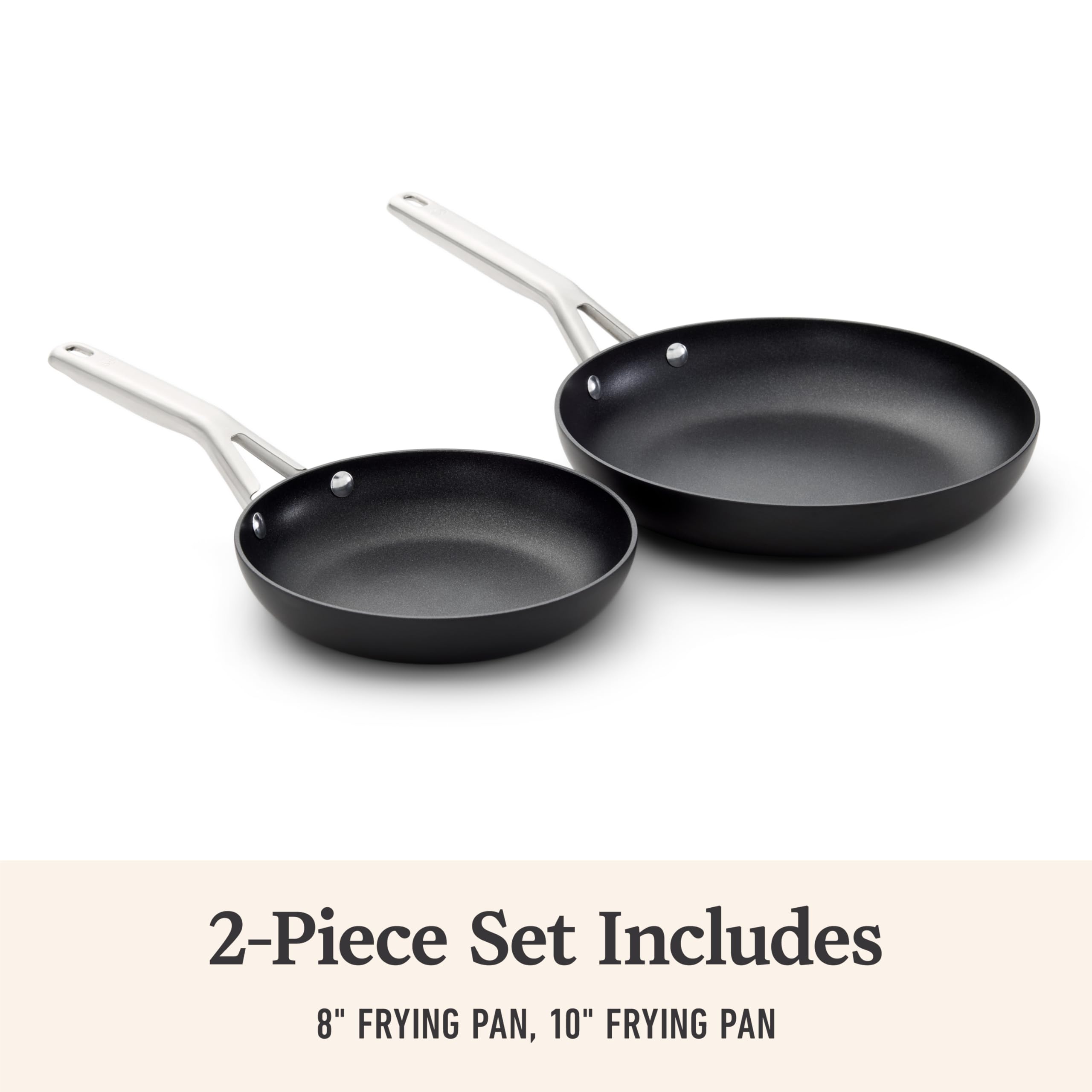 Calphalon® Hard-Anodized Nonstick 8" and 10" Frying Pan Set - Image 6