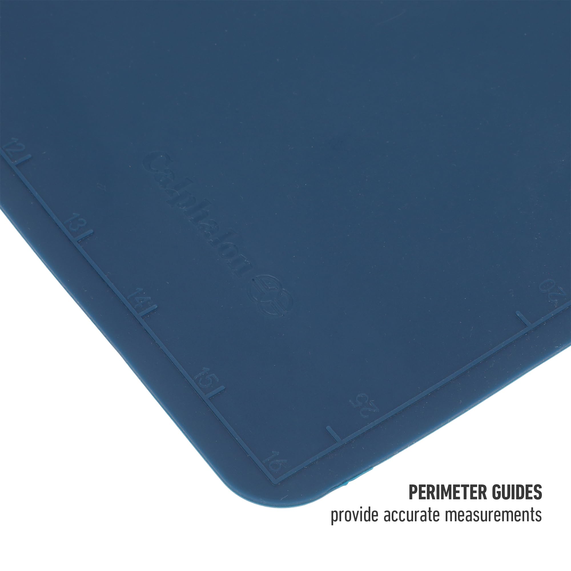 Calphalon Orbit 16.5 x 11 Inch Heat Resistant Kitchen Prep and Baking Mat - Navy Blue - Image 6