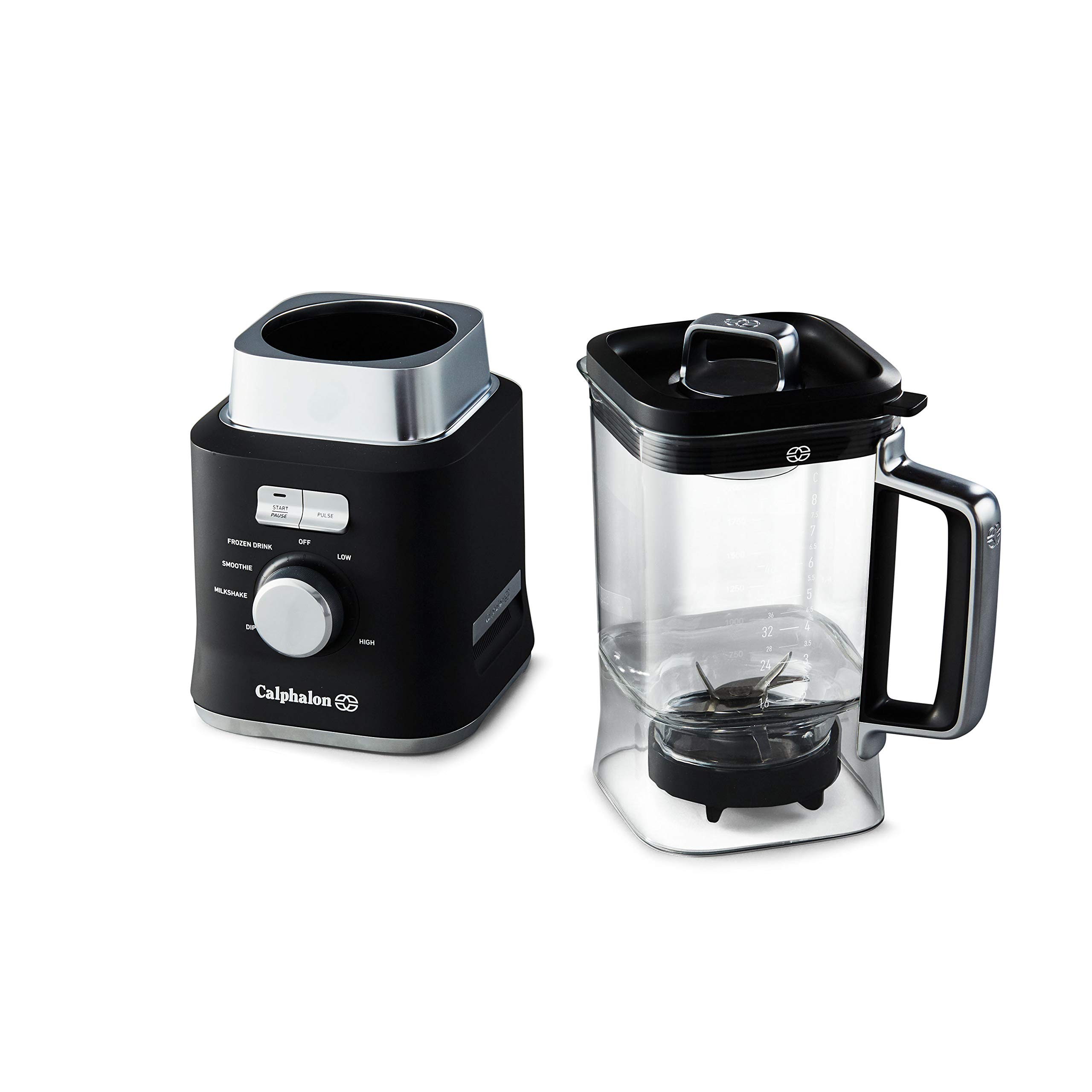 Calphalon Precision Control 50 Oz Blender with 900-Watt Base and BPA-free Tritan jar, Matte Black - Image 3