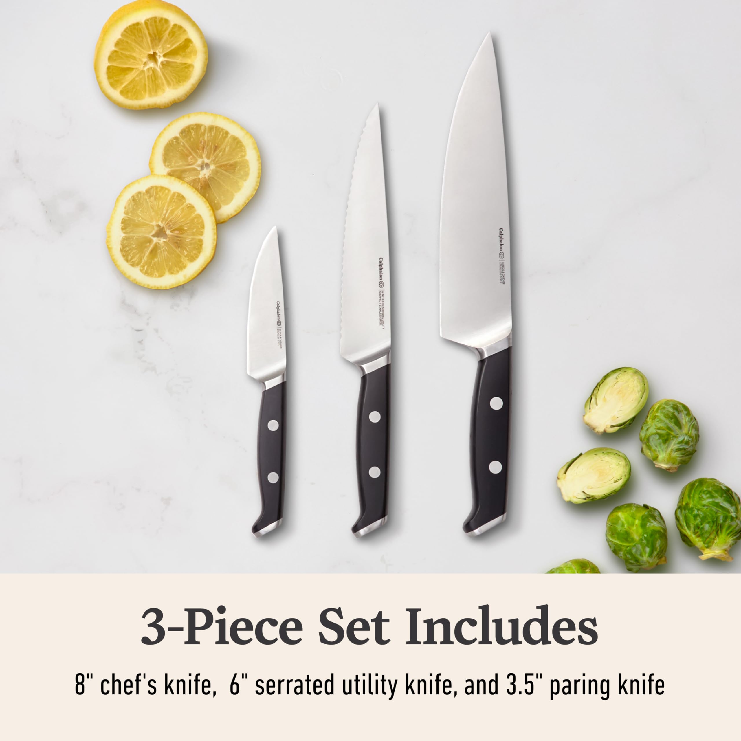 Calphalon Premier 3-Piece Knife Set - Image 6