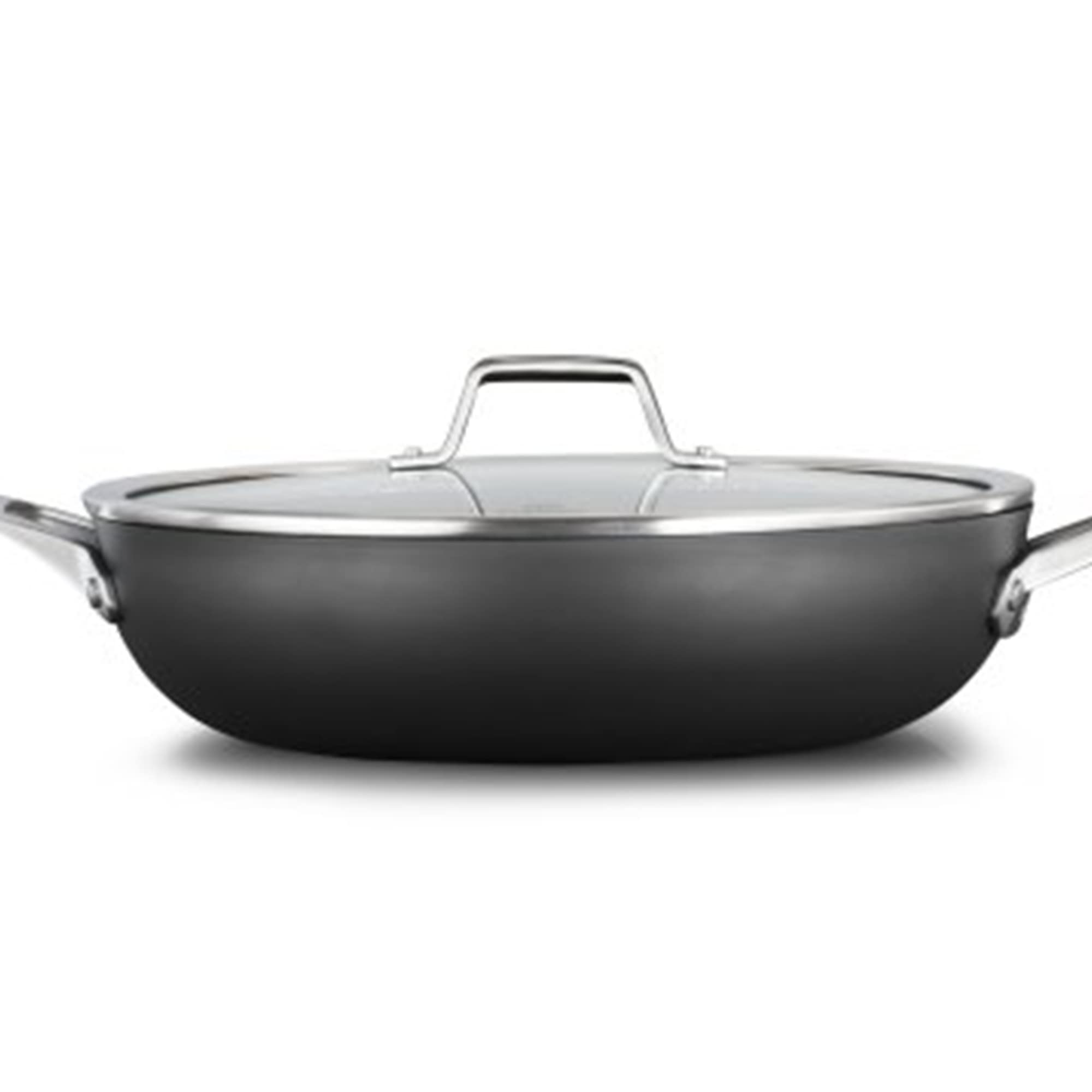 Calphalon Premier Hard-Anodized Nonstick Cookware, 13-Inch Deep Skillet with Cover - Image 4