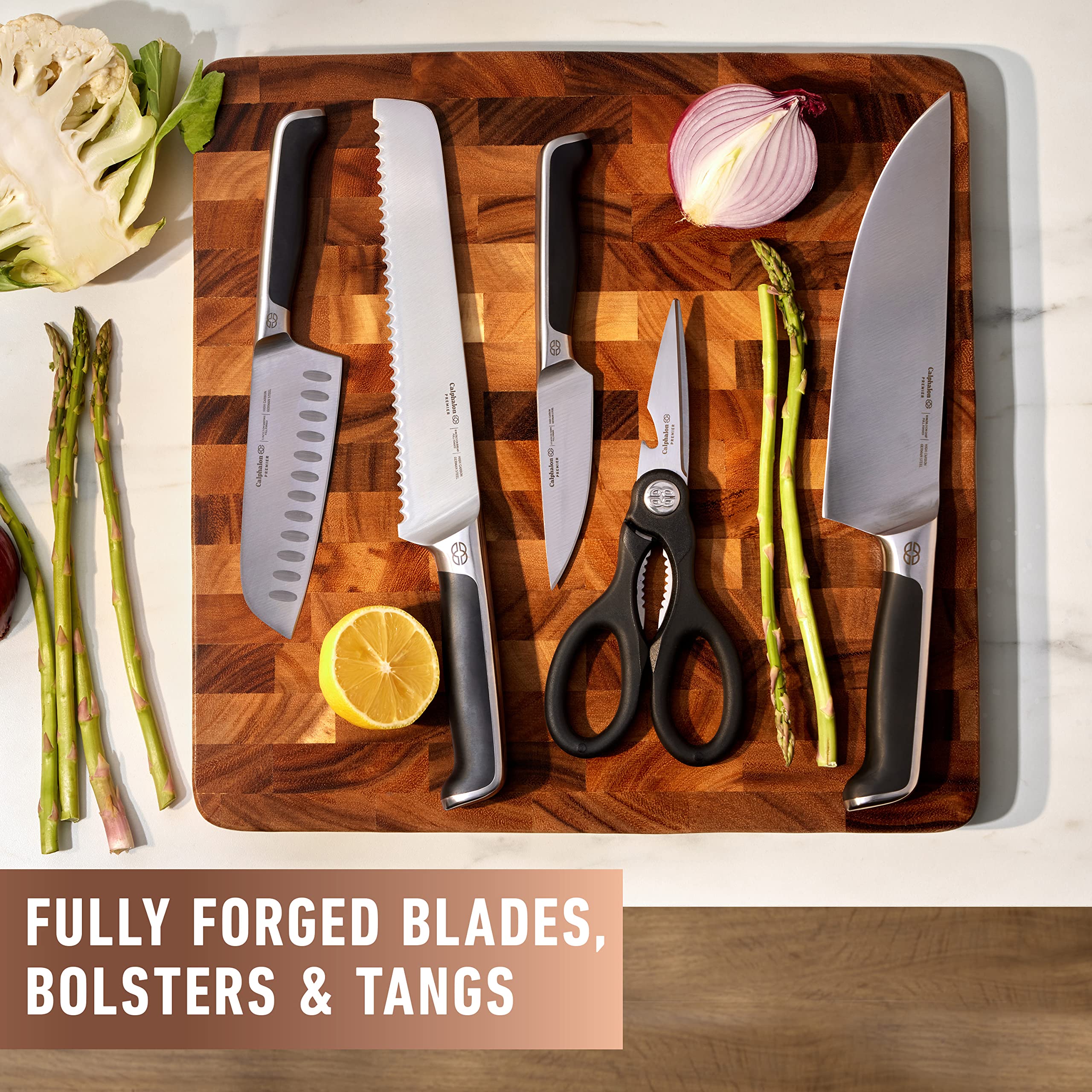 Calphalon Premier SharpIN Knife Set with Sharpening Knife Block - Image 5