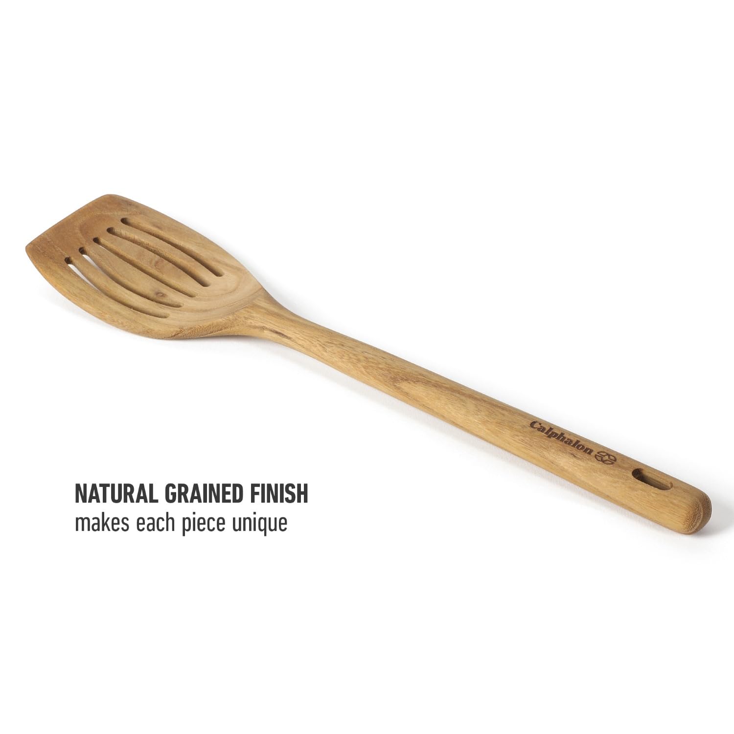 Calphalon Prime 13 Inch Teak Wood Slotted Turner - Image 5