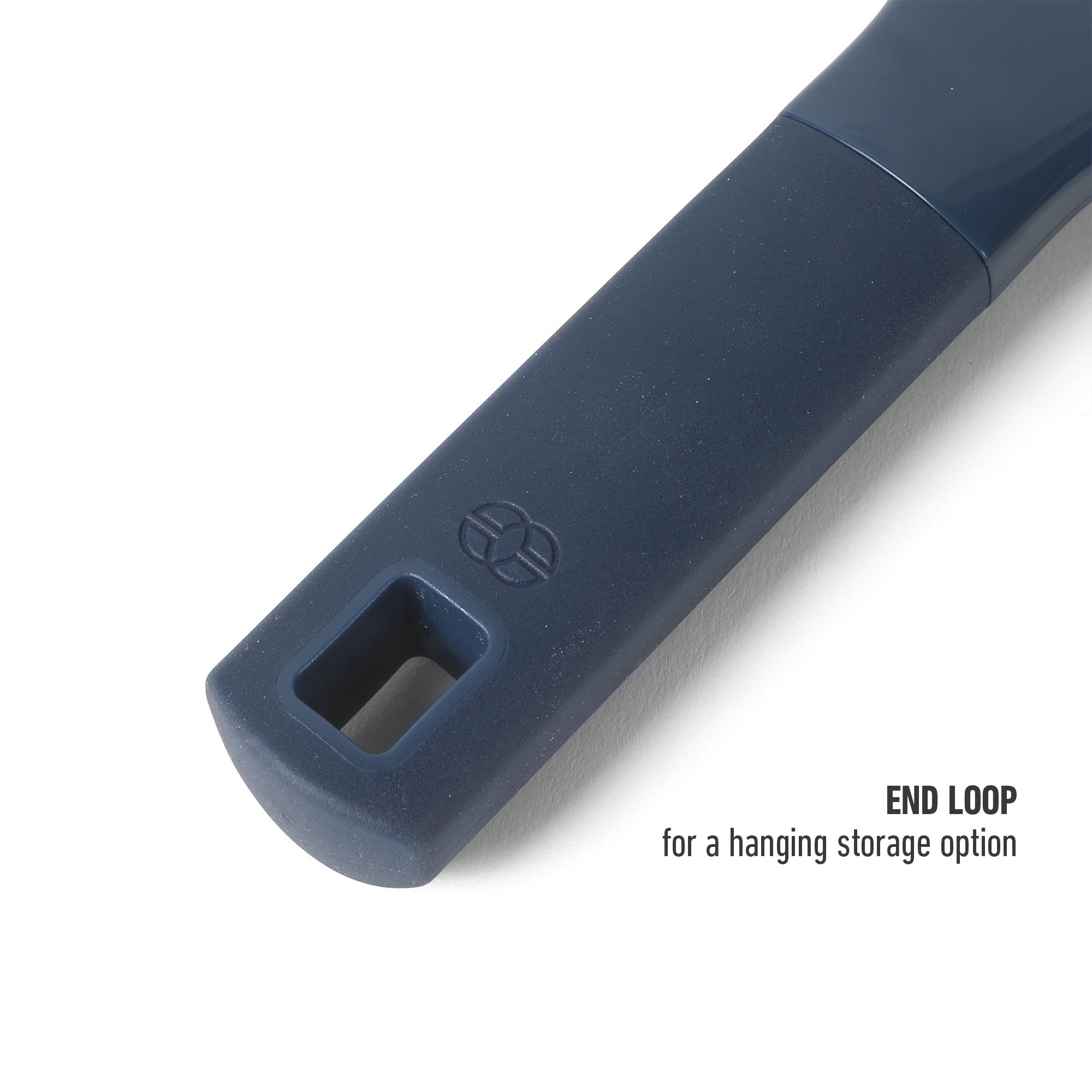 Calphalon Prime Stainless Steel Handheld Cheese Grater W/Cover & Rubber Handle - Navy Blue - Image 6