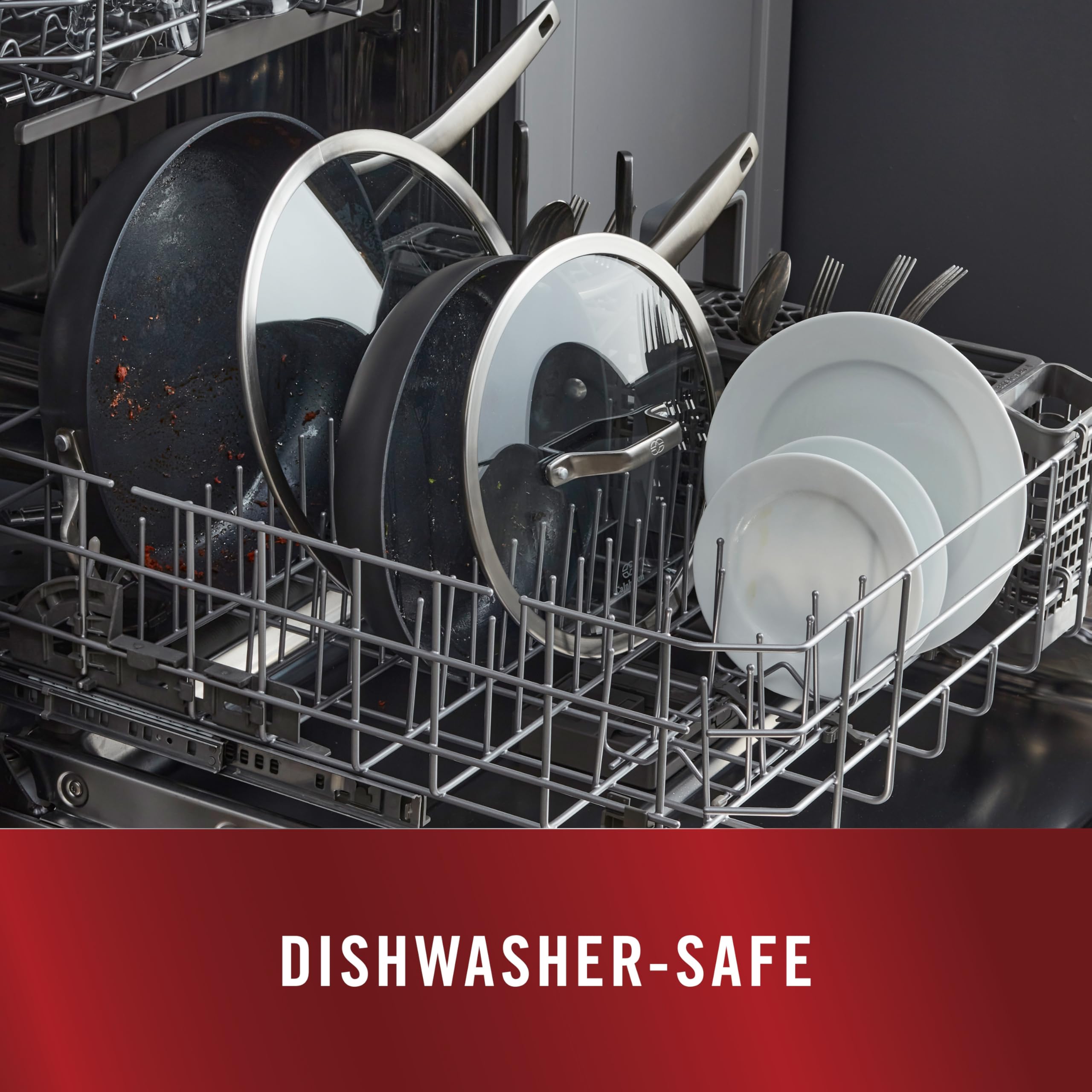 Calphalon Stainless Steel Kitchen Cookware, 11-Piece Pots and Pans Set with Stay-Cool Handles, Dishwasher & Oven Safe, Silver - Image 5