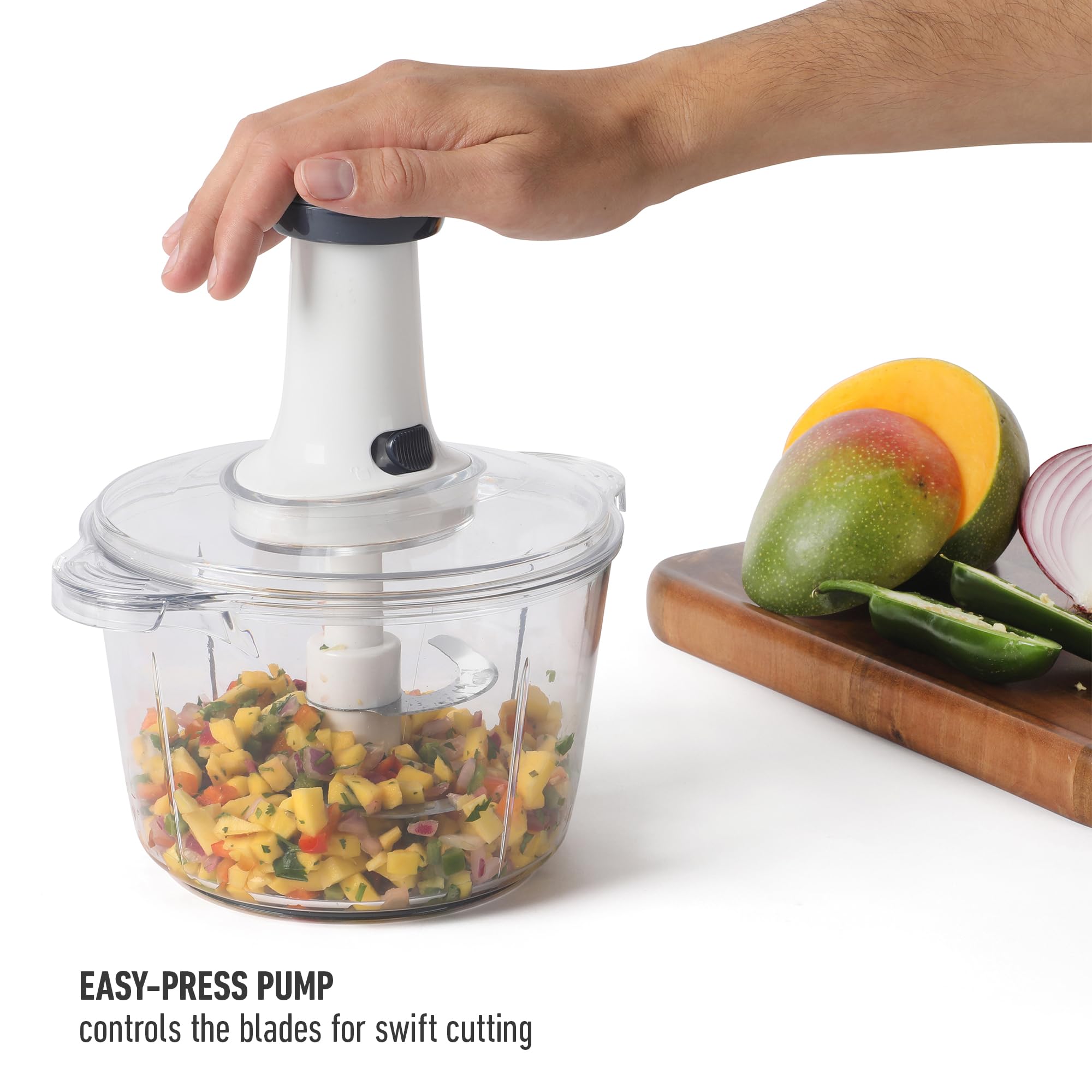 Calphalpn Aero Manual Large Vegetable and Food Chopper and Processor - Image 4