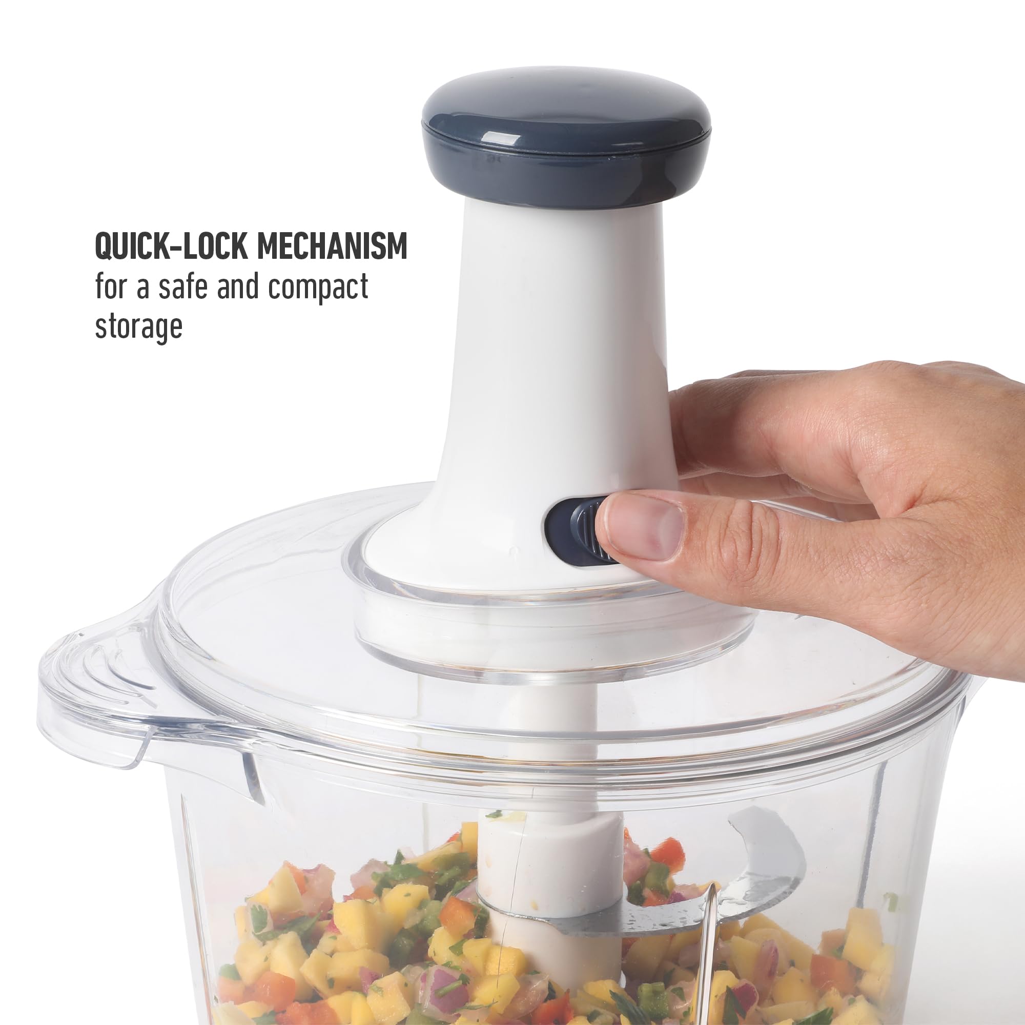 Calphalpn Aero Manual Large Vegetable and Food Chopper and Processor - Image 5